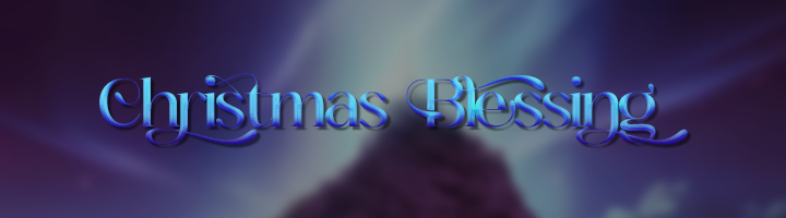 Christmas Blessing Banner