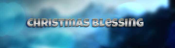 Christmas Blessing Banner