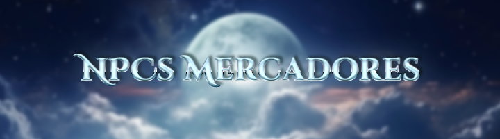 NPCs Mercadores Banner