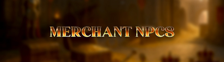 Merchant NPCs Banner