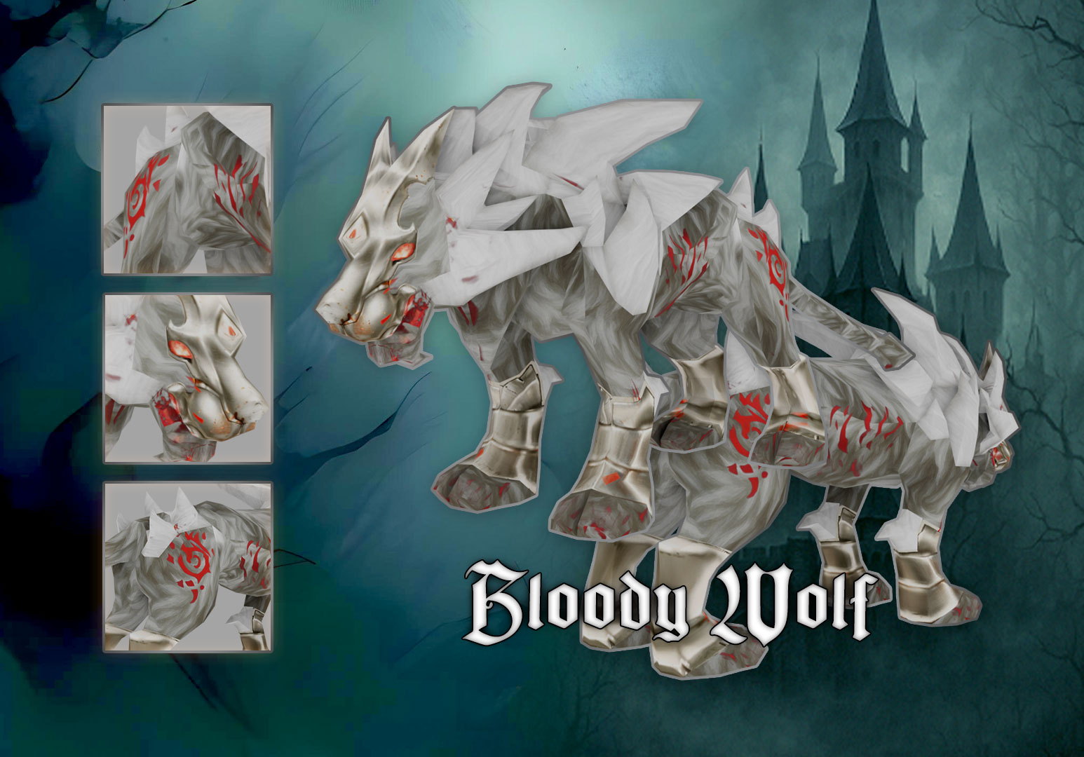 Bloody Wolf Banner