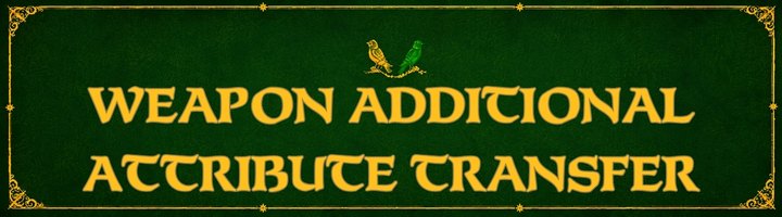 Weapon Additional Attribute Transfer Banner