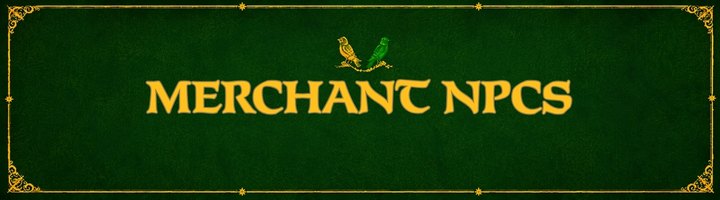 Merchant NPCs Banner