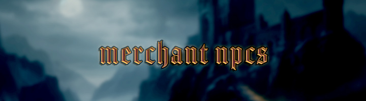 Merchant NPCs Banner