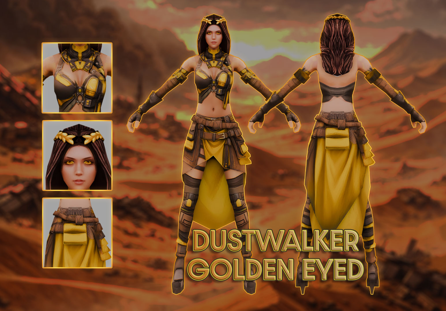 Dustwalker Golden Eyed Banner